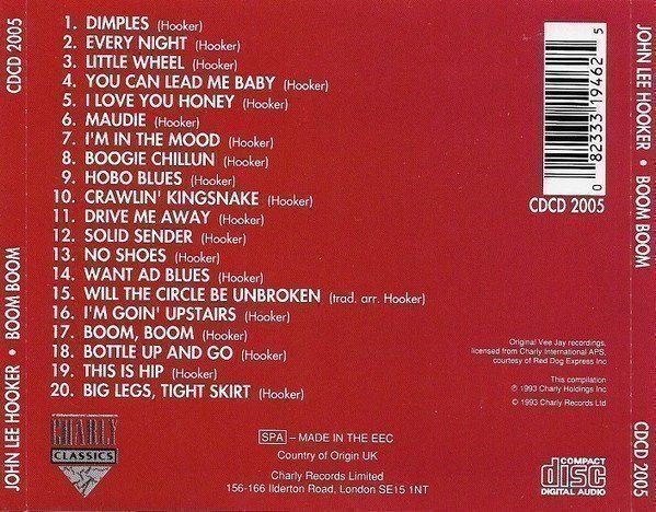 CDs: John Lee Hooker - include "Dimples", "Every Night", "Maudie" – D'occasion à Unterbäch par gon_v7qb 1