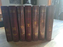 Dictionnaire Littré 7 volumes reliure cuir