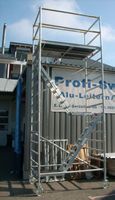 Rollgerüst mit zick-zack Treppe Arbeitshöhe 6.20m