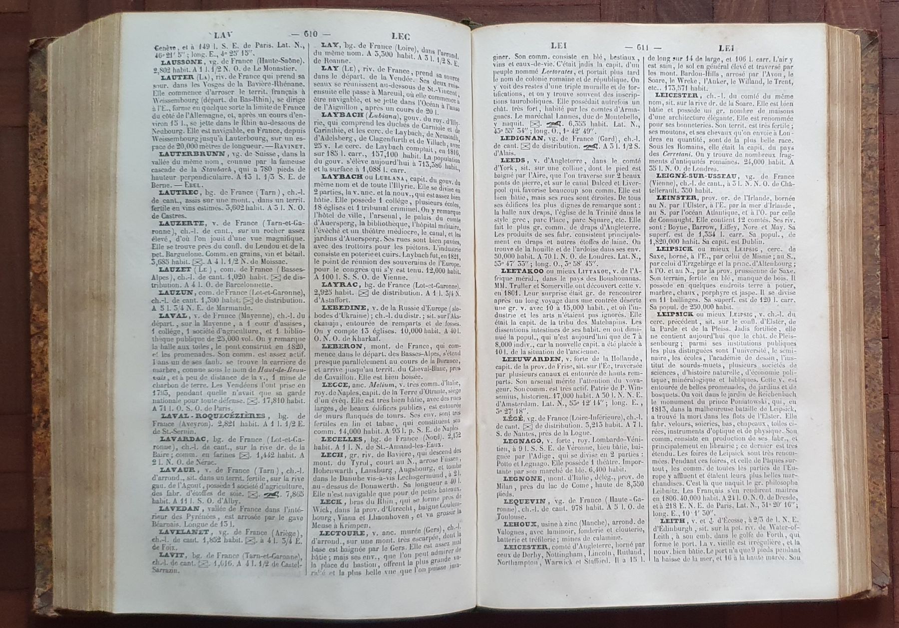 Libri: Buch 1840 - Geographie DOMENY – Usato da Kreuzlingen venduto da Rschweiz1 7