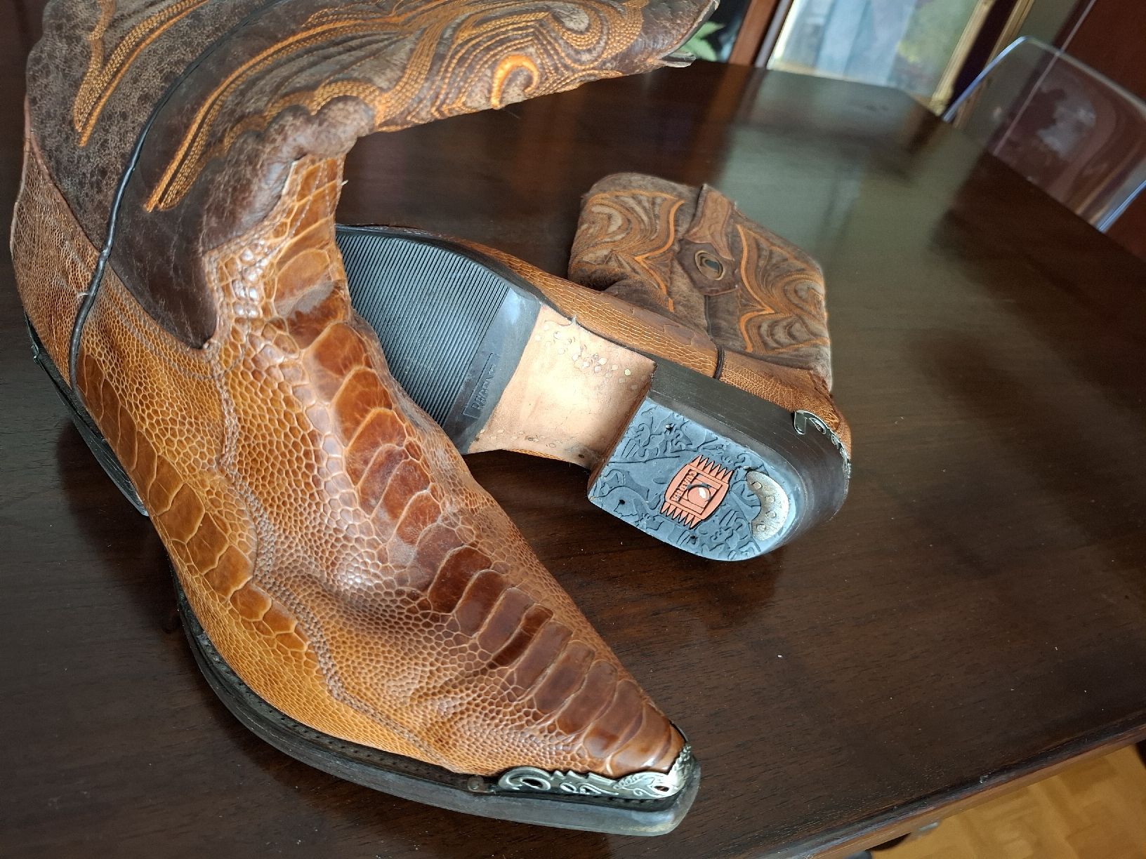 Scarpe da uomo: Bottes de Cowboy authentiques - Style unique, taille 43 env – Usato da LA TOUR-DE-PEILZ venduto da sim_77kp 3