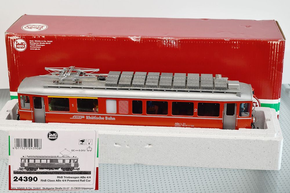 LGB RhB Triebwagen ABe 4/4, OVP, Sp. G, 24440, analog (Gebraucht) in ...