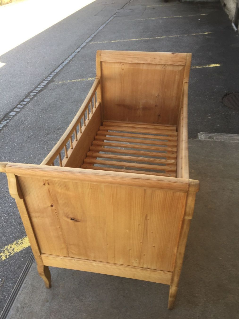 Letti: Antikes Biedermeier-Kinderbett – Usato da Wittenbach venduto da mar_69t6 3