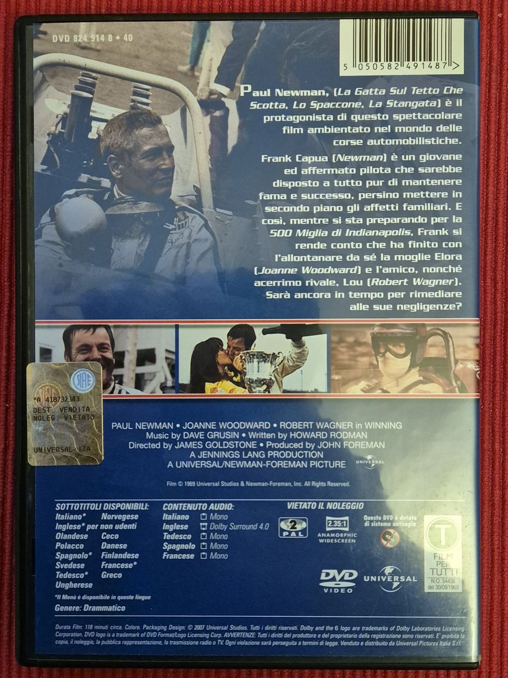 Tutti i DVDs: Indianapolis / Paul Newman / deutsch – Usato da Chur venduto da big_5zx8 1