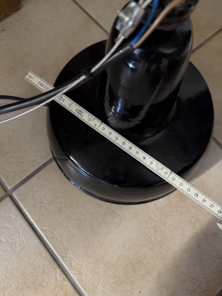 Lampadari & plafoniere: Lampe Metall antik schwarz  – Usato da Birsfelden venduto da Haex 1