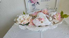 Geschenkset Etagere Shabby Chic Vintage Geschenk Spitzen