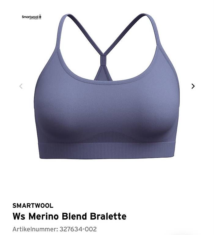 Smartwool Altra biancheria intima: Smartwool W's Merino Blend Bralette BH M – Nuovo (secondo la descrizione) da Zug venduto da julialbi 3