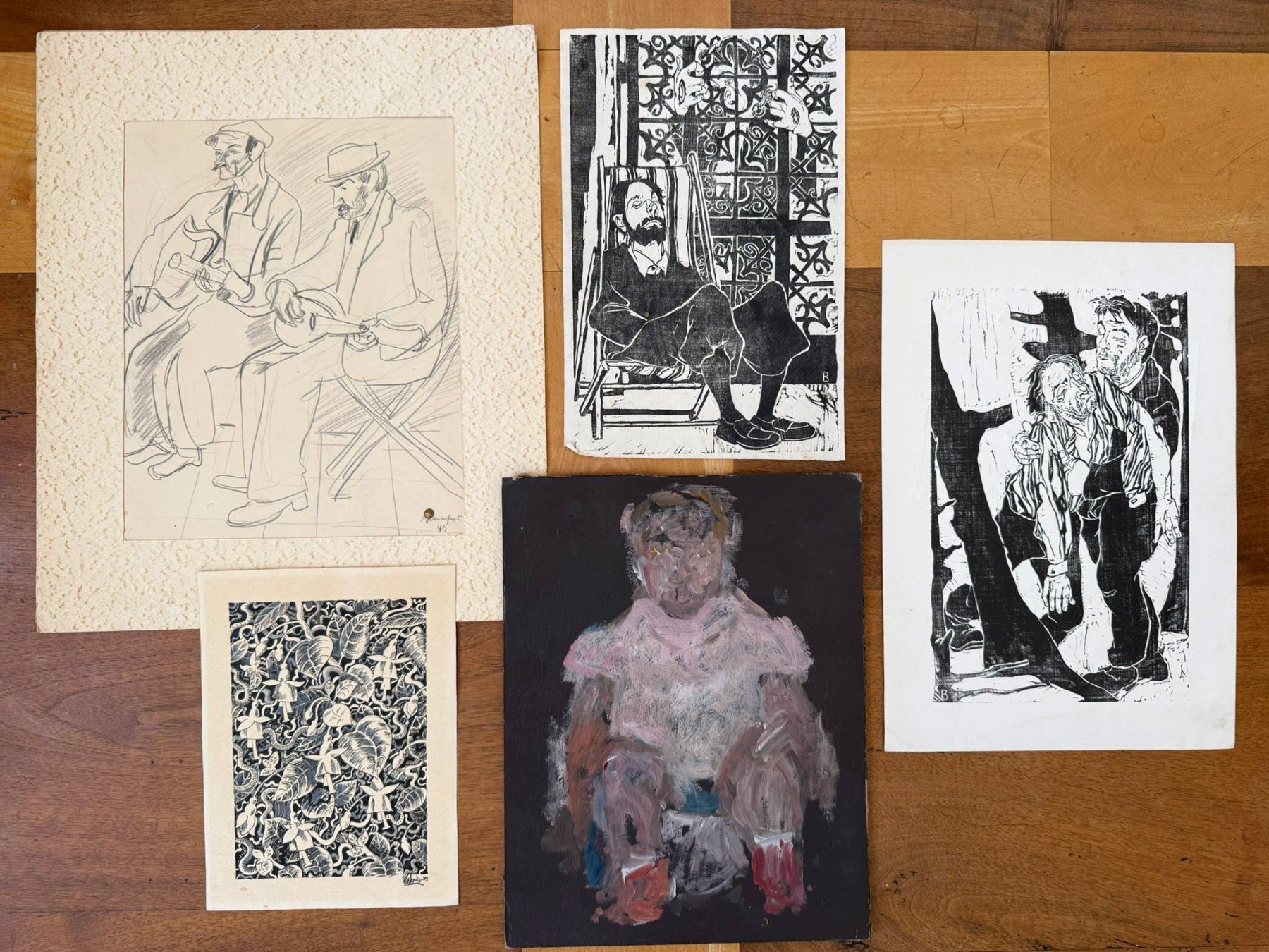 Dipinti: Unleserlich oder anonyme Kunstwerke  Gemälde signiert – Usato da Stans venduto da Aglaia66