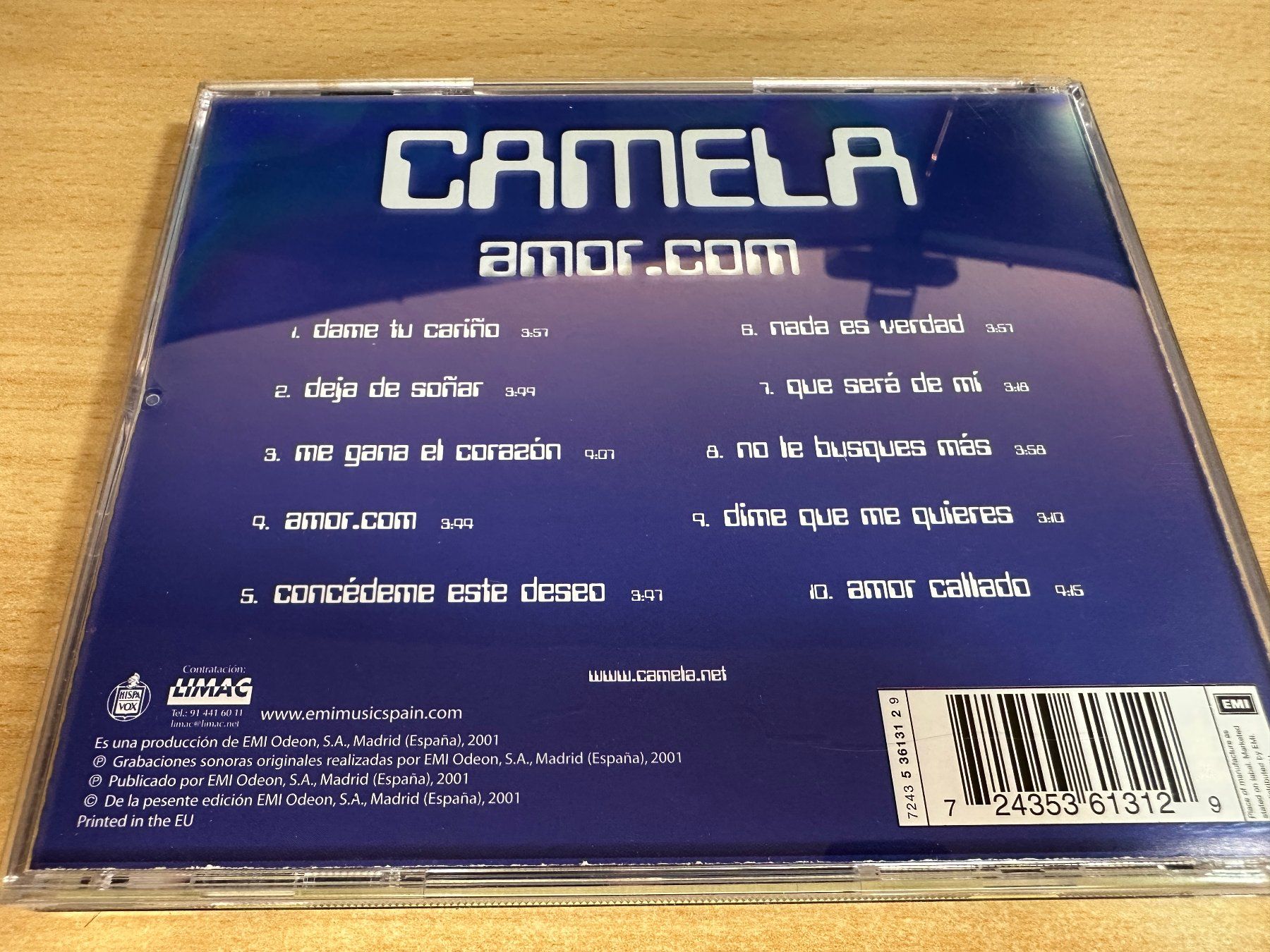 CD: Y3 Camela – Amor.com – Usato da Rikon im Tösstal venduto da Alpenmutz 1