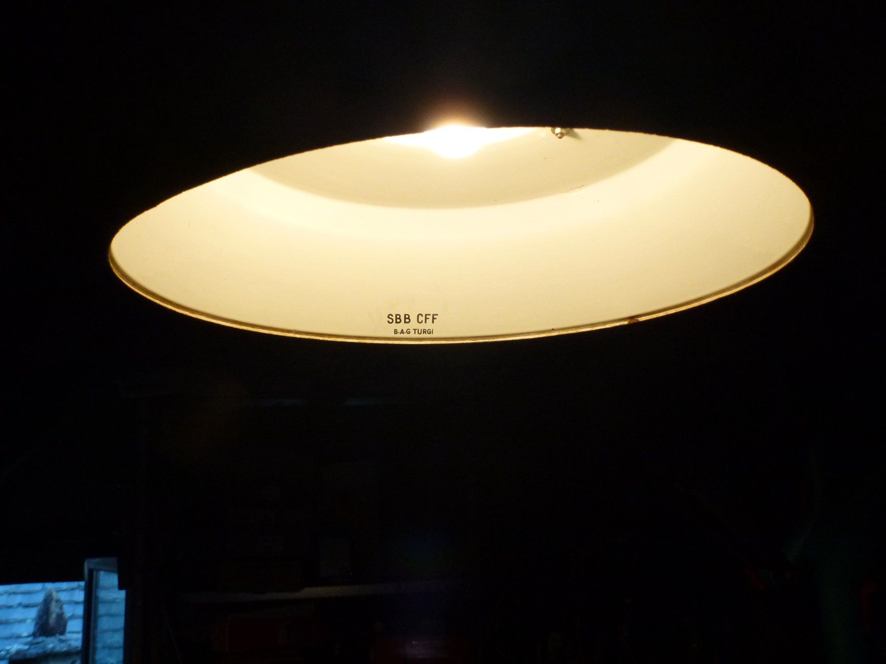 Bag Turgi Lampade: Grosse Design Werkstattlampe SBB / B.A.G – Usato da Zürich venduto da Luftibus01 6