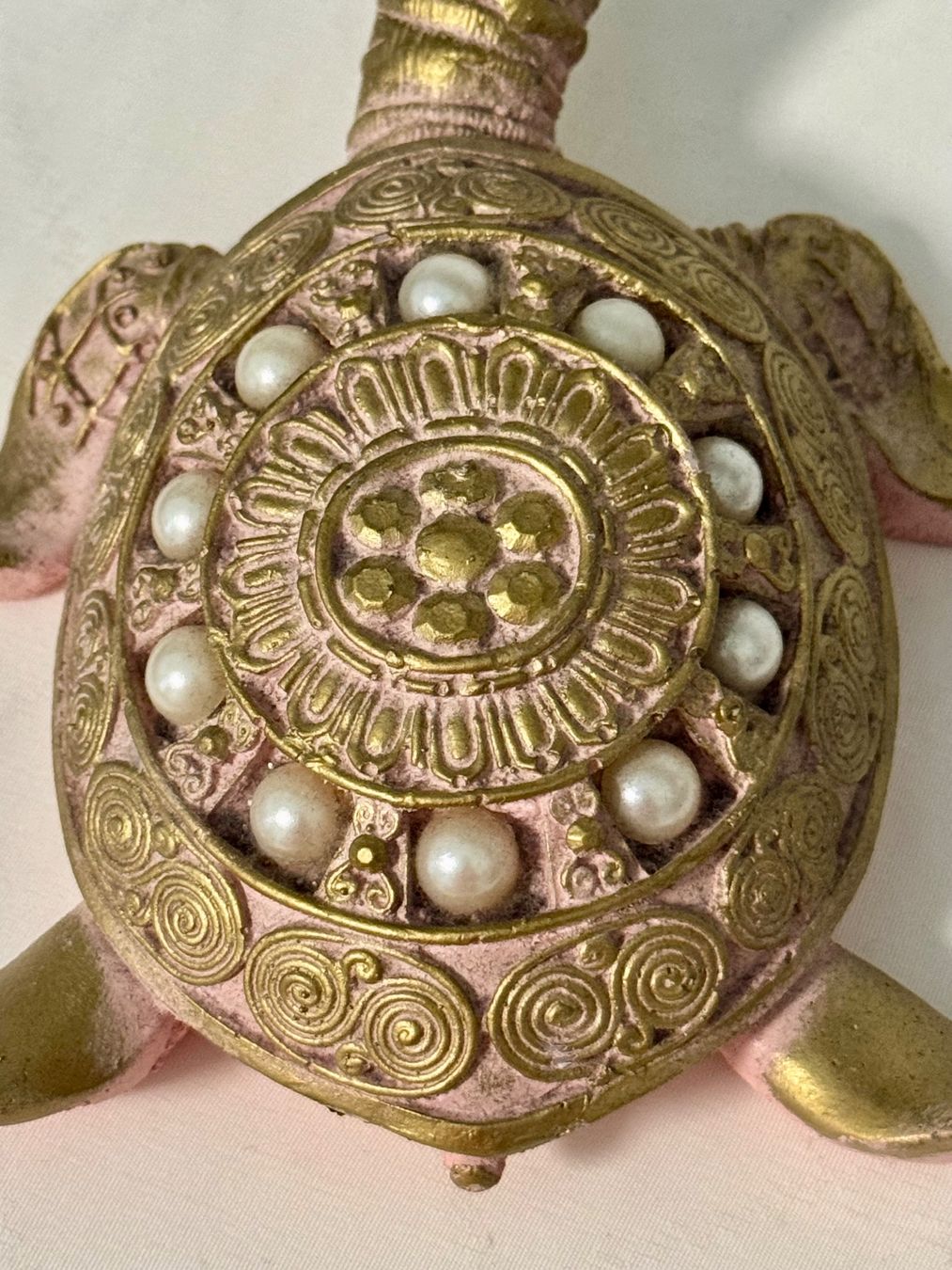 Tutte le decorazioni: dekorative Schildkröte rosa/gold – Usato da Schwerzenbach venduto da schwerzi70 4