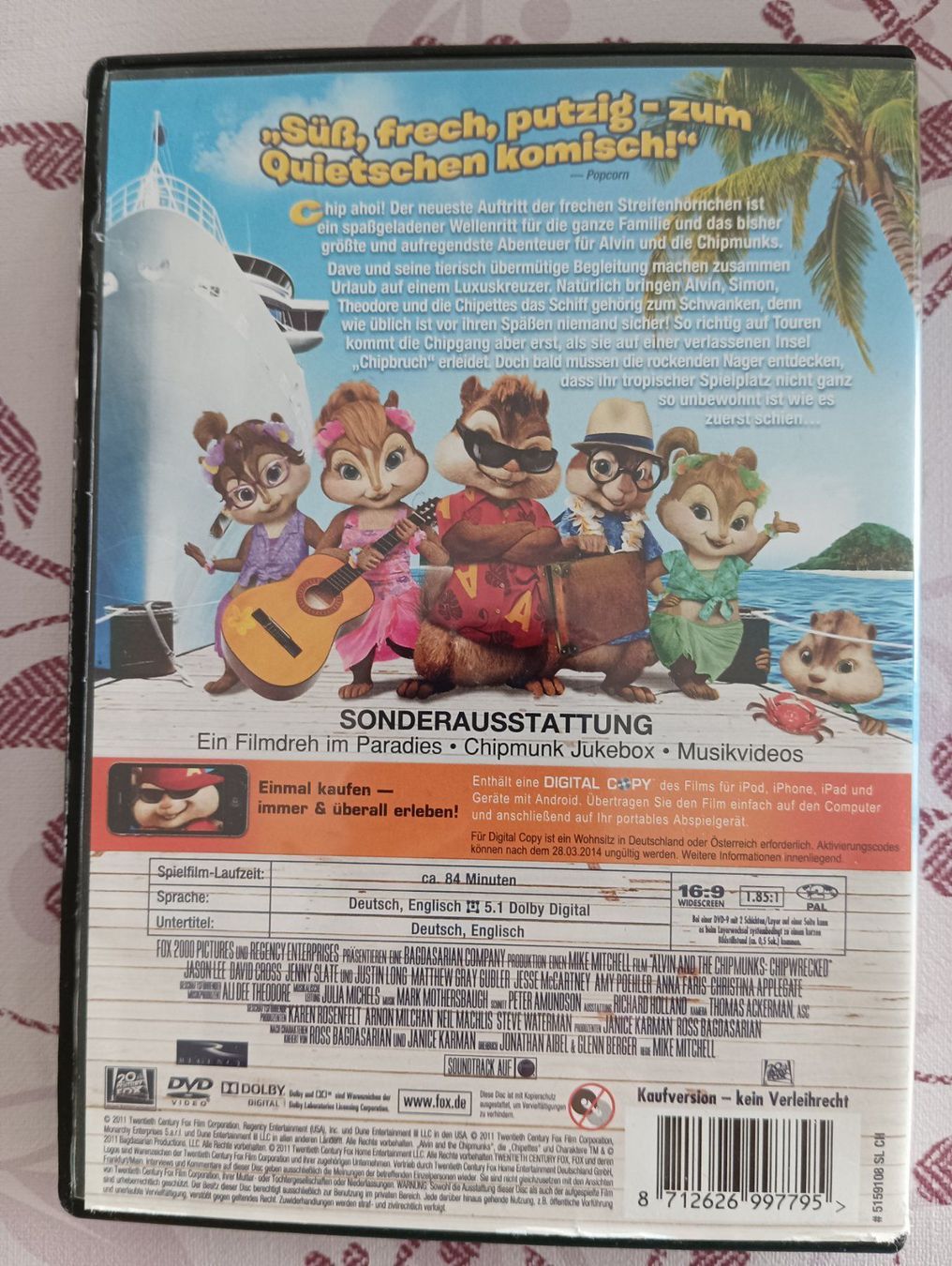 Tous les DVDs: DVD Alvin und die Chipmunks – D'occasion à Schöfflisdorf par kin_2dp9 1