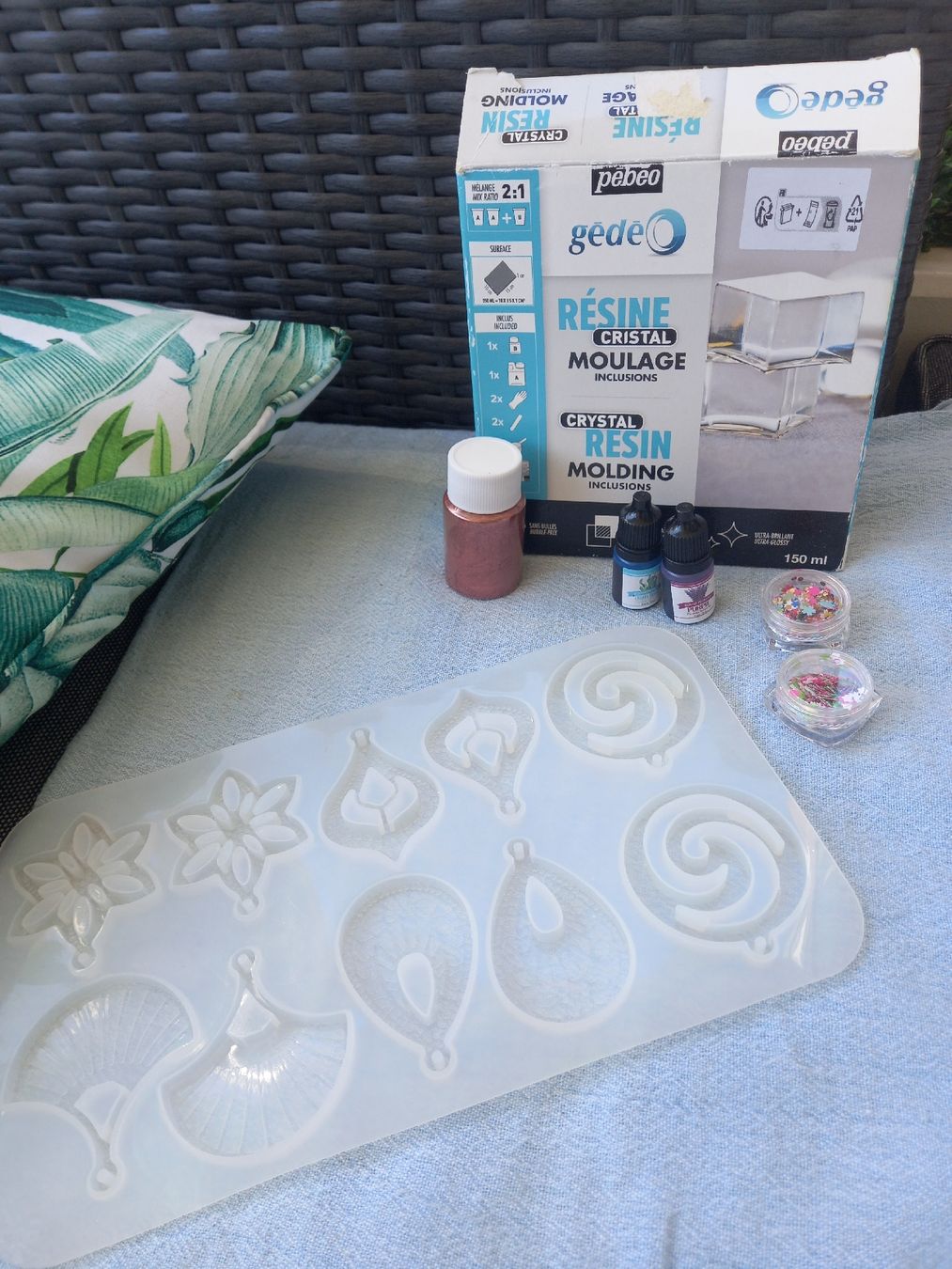Backformen: lot moule, résine et pigments  – Neu (gemäss Beschreibung) aus crissier von sgo_d9dl