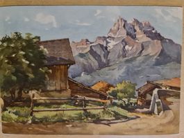 Postkarte: Environs de Villars et Dent du Midi