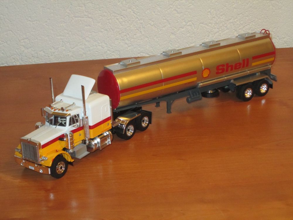 Miniature CIJ 1:43 – Renault R4140 Semi-remorque Citerne SHELL – N°3/72 – Occasion France