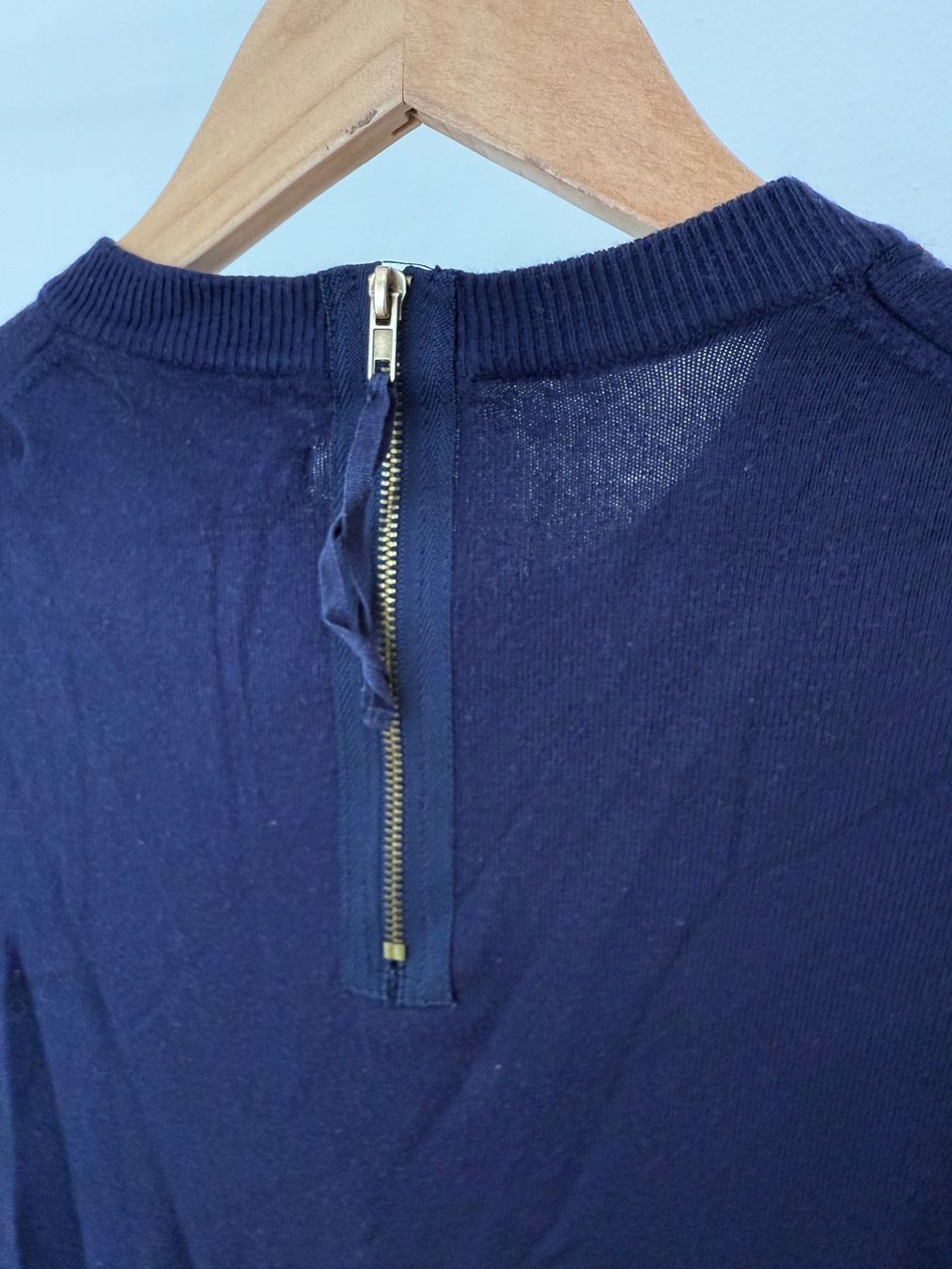Zara Maglioni & Felpe: Dunkelblauer Damen Pullover mit Reisverschluss, Gr. S – Usato da Kriens venduto da MeinKleiderschrank 3