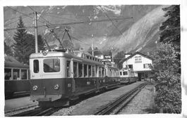 Grindelwald BE Wengernalpbahn Bahnhof Foto 14x9