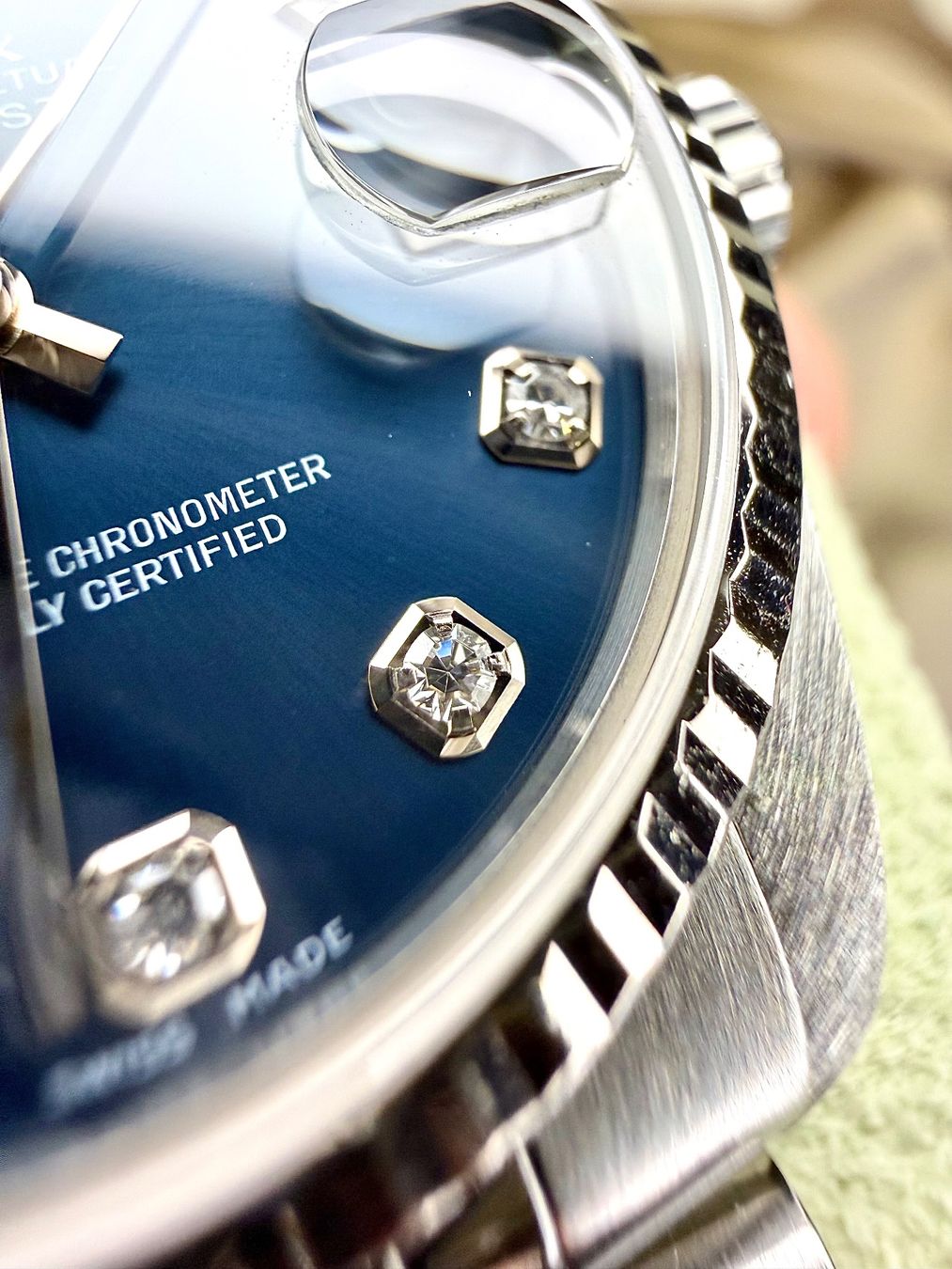 Rolex Orologi: Rolex Datejust 31 / Full set Suisse / Blue Diamonds – Usato da Nyon venduto da Lunas_Watches 3