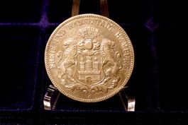 5 Mark Silbermünze Hamburg 1904