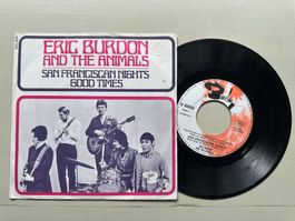 ANIMALS ERIC BURDEN rare Single Kult 60's San Franciscan nig