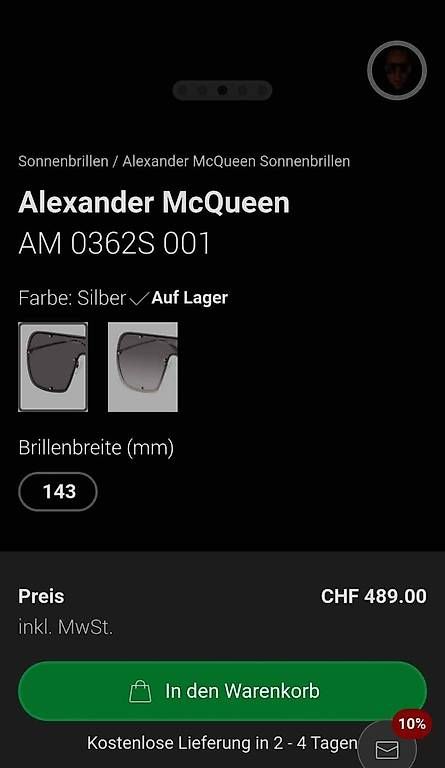 Occhiali & Lenti: Sonnenbrille Alexander McQueen UNISEX – Usato da Widnau venduto da Dracet196 1