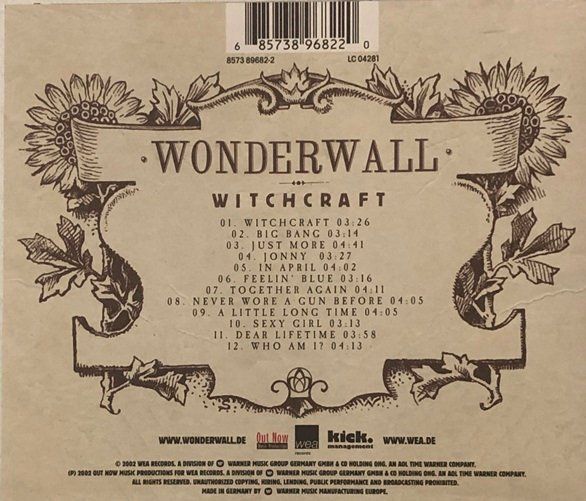 CD: Wonderwall – Witchcraft – Usato da Grüningen venduto da azulgris 1