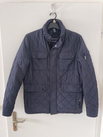 Tommy Hilfiger Übergangsjacke, Marineblau, Grösse M, y2k