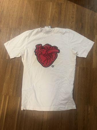 Dsquared2 White “Red Heart” Graphic T-Shirt (XXS)
