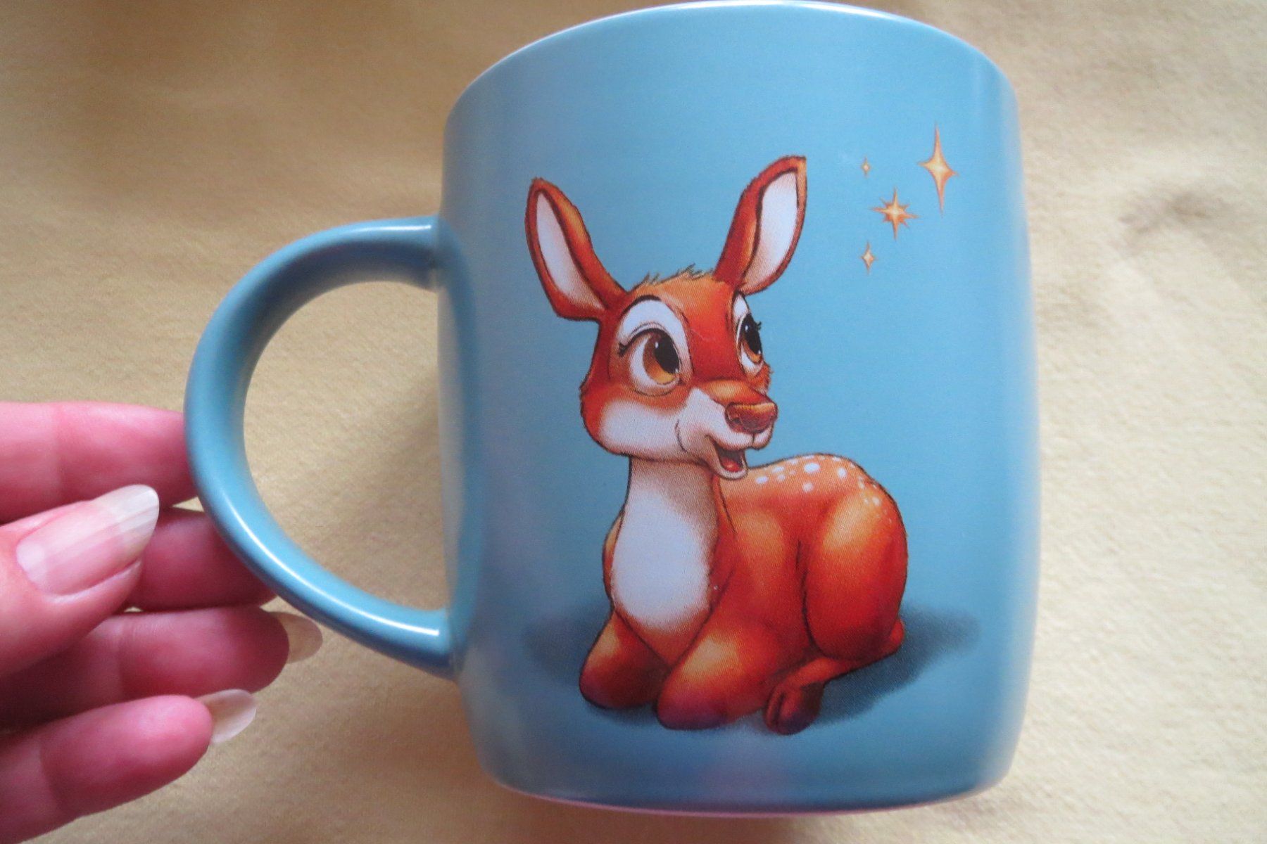 Tazze: Becher Bambi hellblau mit Sternen Keramik – Usato da Herisau venduto da fan_h9qj 1