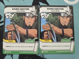 2x Naruto Mythos TCG - Asuma Sarutobi EN