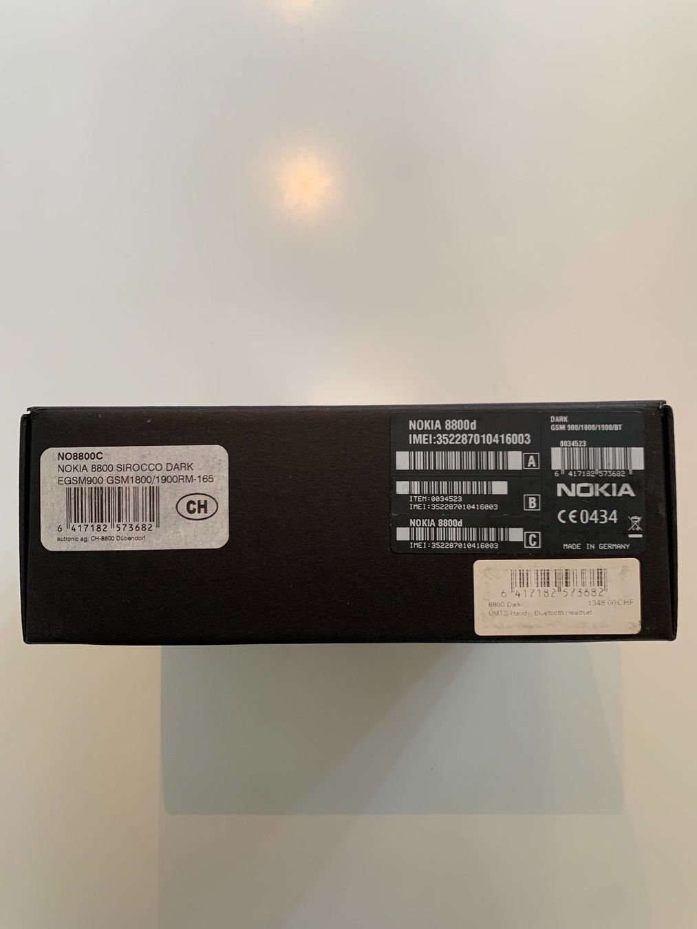 Nokia Telefoni cellulari / Smartphones: NOKIA 8800 SIROCCO DARK – Usato da Walterswil SO venduto da Migu21 8
