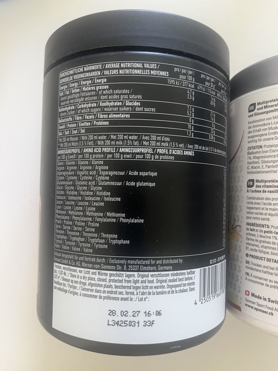 Cibi & Specialità: Designer Whey Protein & Sponser Multi Protein – Usato da Olten venduto da sae_82z2 3