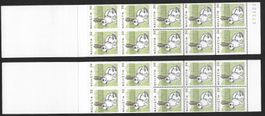 1991: Frankatur gültig 2 x Markenheftchen **