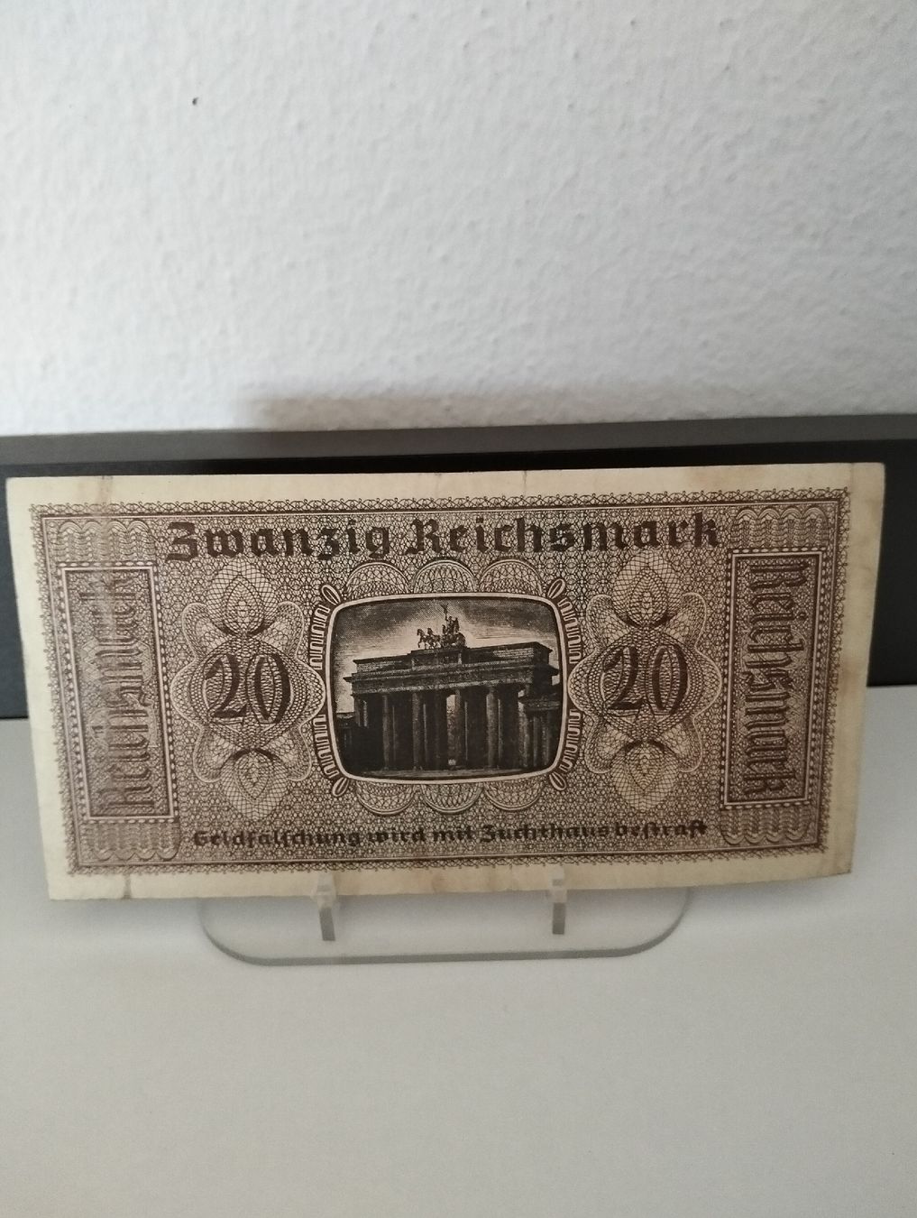 Banconote: 20 Reichsmark Banconota usata – Usato da Giubiasco venduto da Bjiorn 1