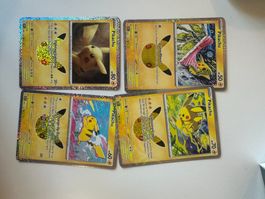 Pokémon 30th Celebration – Pikachu Karten Bundle 4 Stück