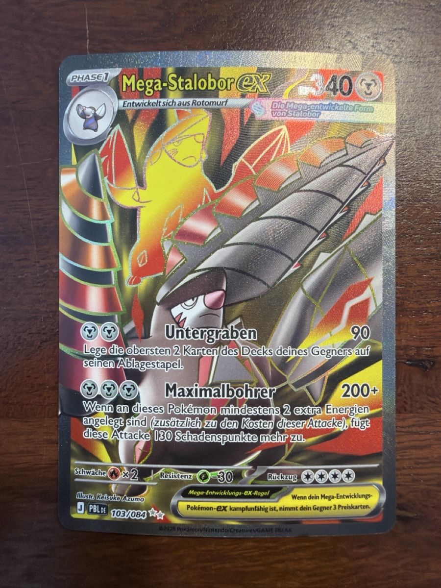 Pokémon Cartes à collectionner: Mega Stalobor ex (PBL 103) – Neuf (Voir description) à Emmenbrücke par Pack_Ripper
