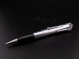 Ronson Penciliter Feuerzeug Drehbleistift Liniendekor