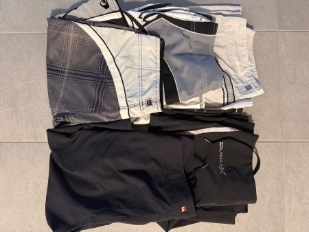 Lot de 5 shorts de bain (QuickSilver & Billabong)
