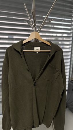 Olive Green Knit Cardigan - Refined Rebel - Size L