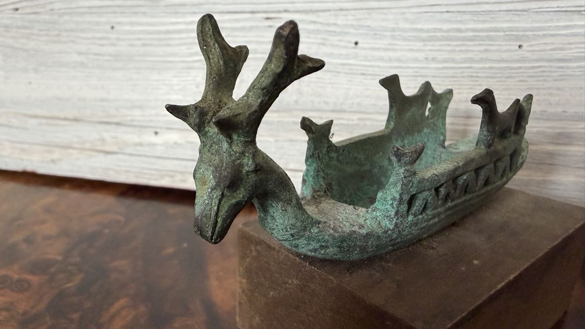 Skulpturen & Statuen: Bronze Schiff Sardinien Replik – Gebraucht aus Riedholz von Frettchen63 4