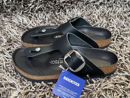 Birkenstock, Gizeh Big Buckle, komplett Leder, Gr. 40, NEU