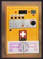 ATM 3+6_MAXIMUMKARTE 10 JAHRE ATM SCHWEIZ !__9.8.86 GENÈVE !