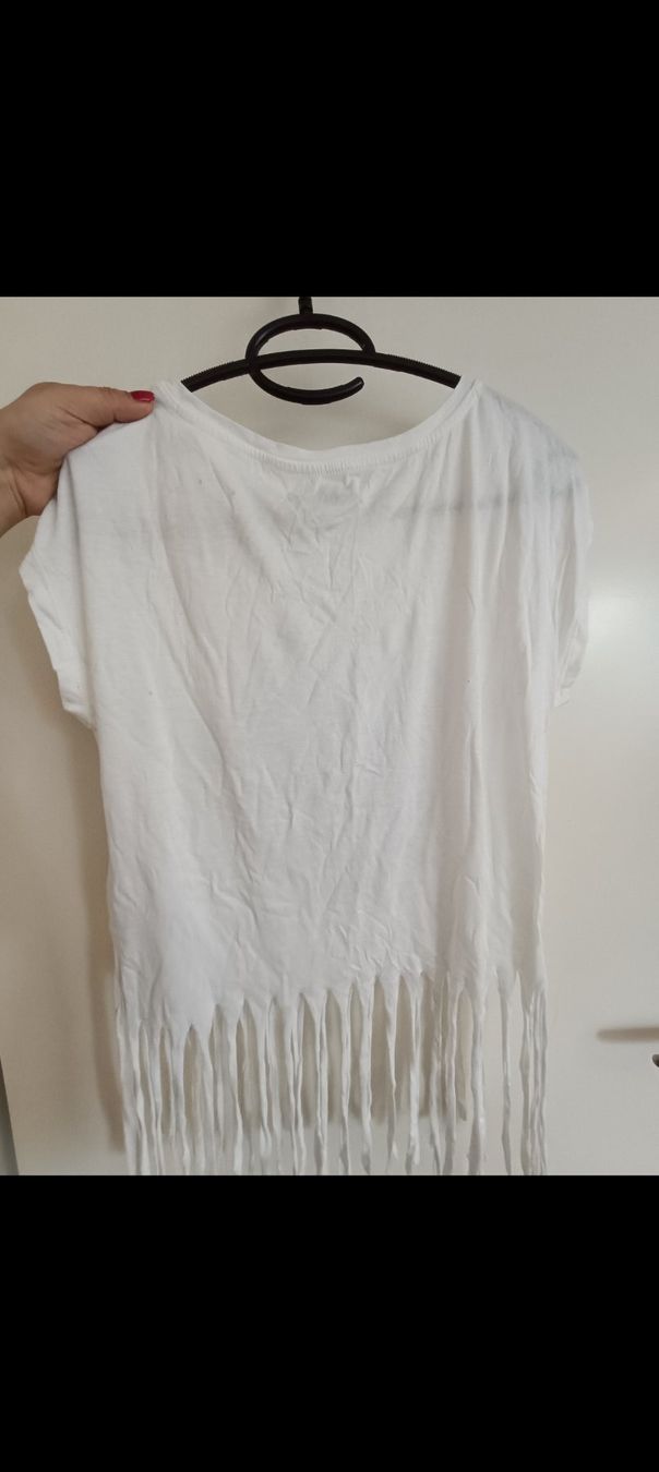 Top: Damen Sommer Top mit Fransen Gr. 36/S – Nuovo (secondo la descrizione) da Dübendorf venduto da Me_sa 4