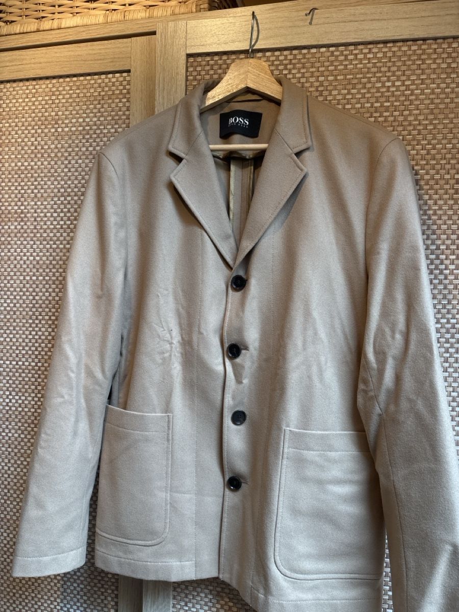 Hugo Boss Giacche: Hugo Boss: Smart Casual Beige Jacket - Men's Size Medium – Nuovo (secondo la descrizione) da Stäfa venduto da Konstantin.Huber89