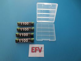4 Stk AAA Wiederaufladbare  Batterien hohe 1100mAh Kapazität