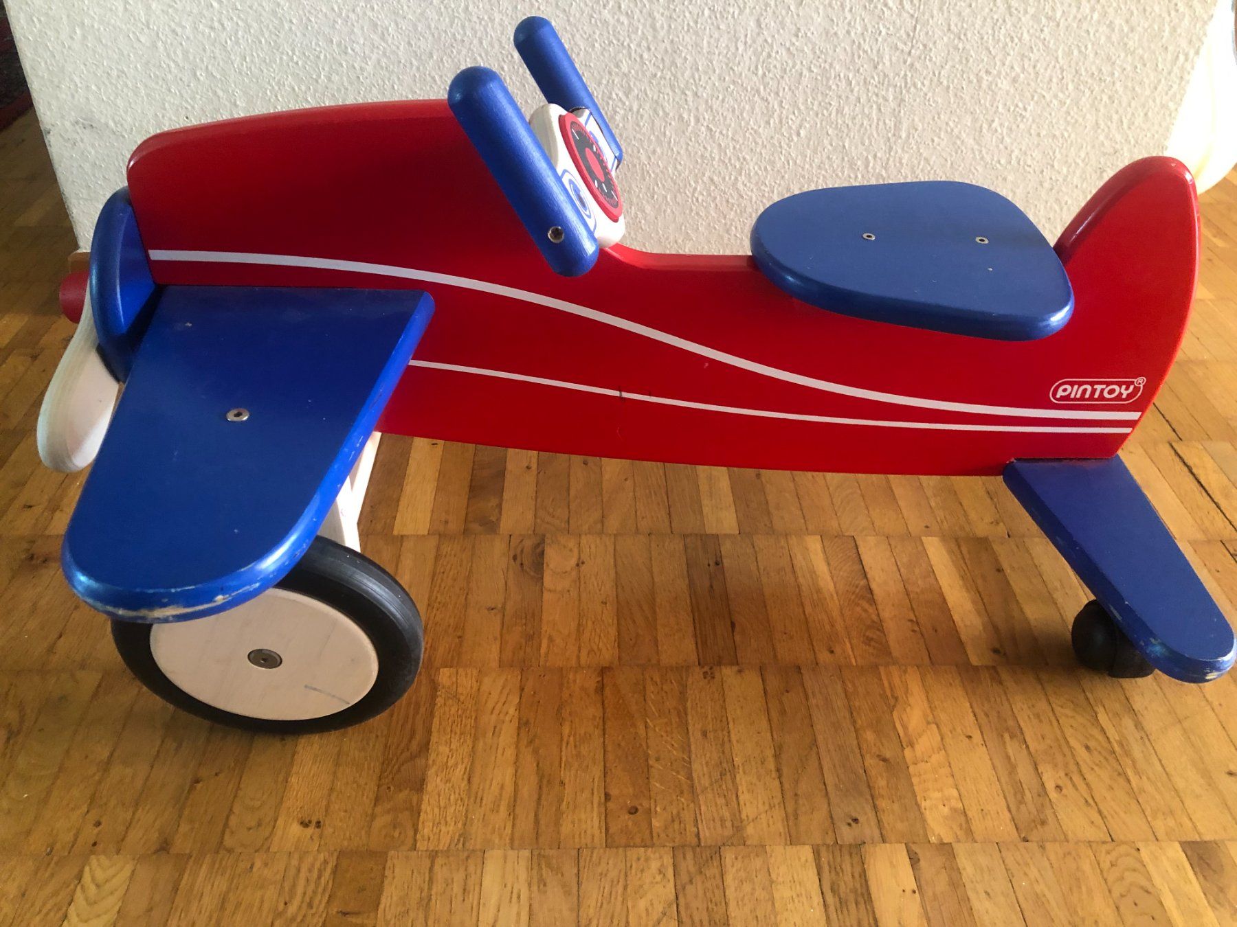 Veicoli per bambini: Flugzeug-Rutscher aus Holz – Usato da Bassersdorf venduto da sammelfloh 1