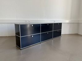 USM Sideboard,3x2, T35, Graphitschwarz