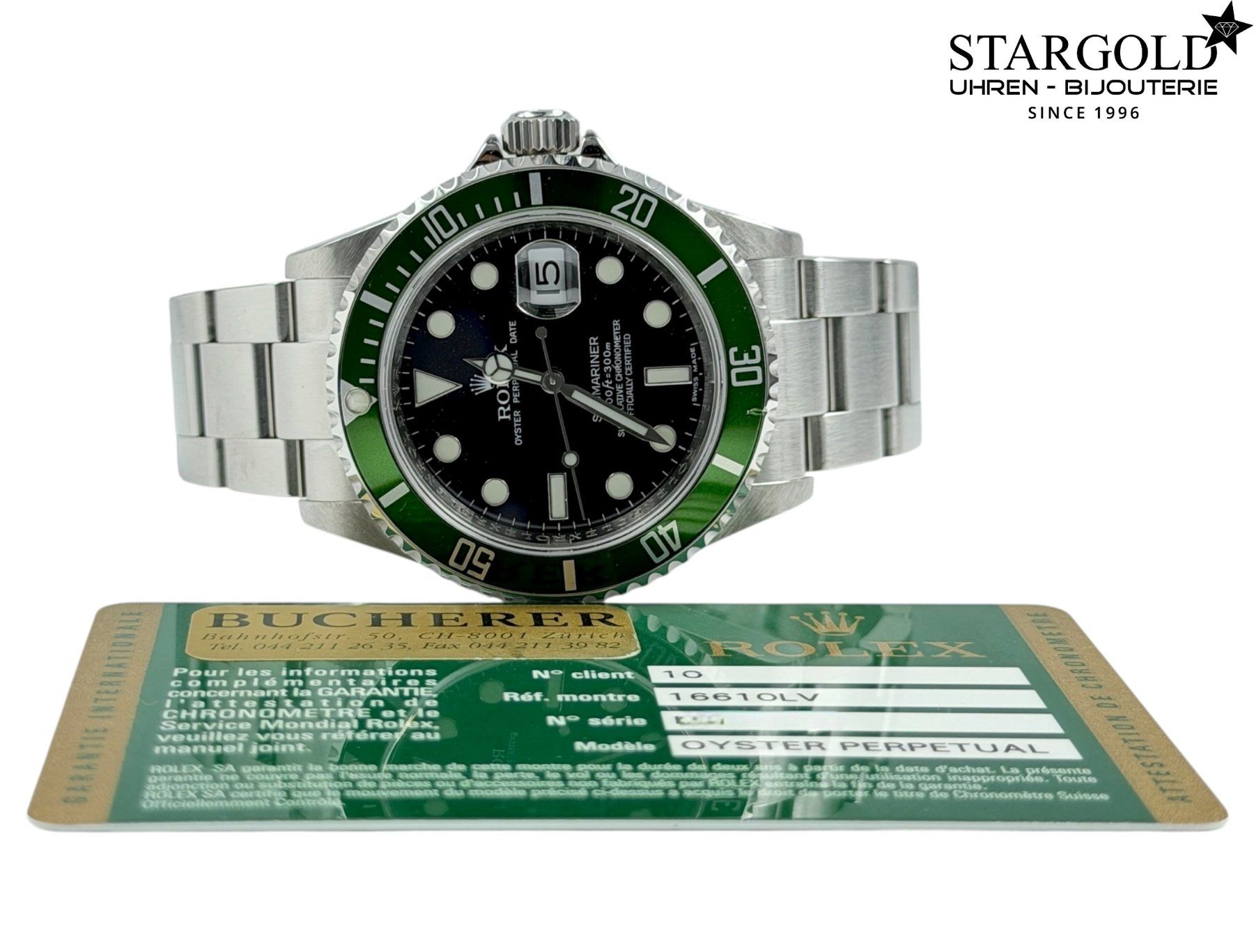 Rolex Orologi: Rolex Submariner Date - Kermit - 16610LV – Usato da Zürich venduto da Stargold-Uhren 8