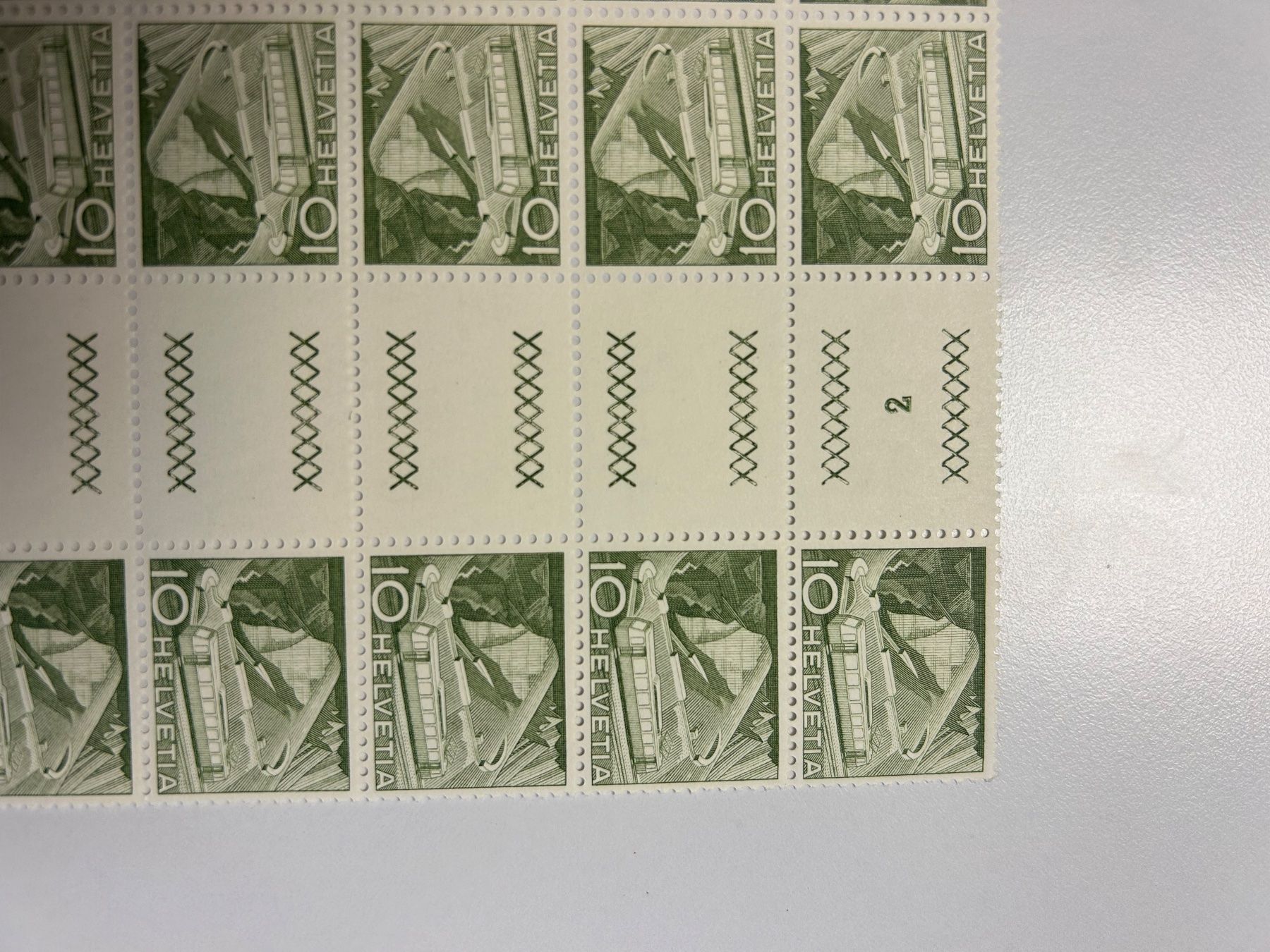 Tutti i francobolli: Kehrdrucke Bogen Technik und Landschaft 1950 K41-43, postfr. – Usato da kriens venduto da bst999 2
