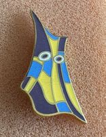 PIn Maske Anstecknadel abstraktes Design bunt Metall